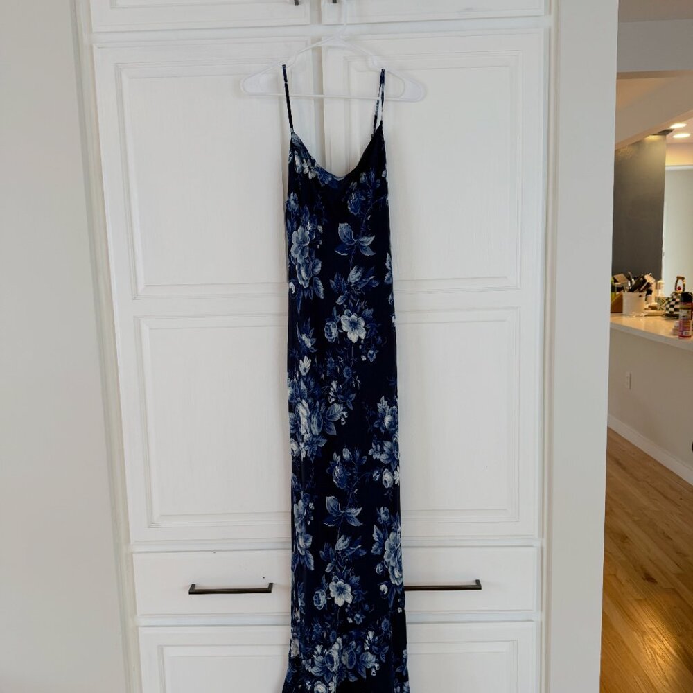 Reformation Parma Dress – Blue Floral – Medium